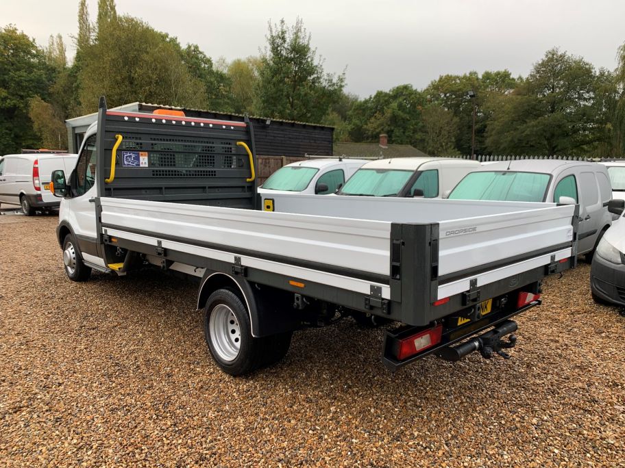 Used FORD TRANSIT 350 SINGLE CAB LWB DROPSIDE 2.2 TDCI 125BHP *EURO 6 ...