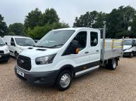 FORD TRANSIT 350 DOUBLE CAB DROPSIDE TAILLIFT 2.0 TDCI 130 BHP *EURO 6!!! - 2142 - 1