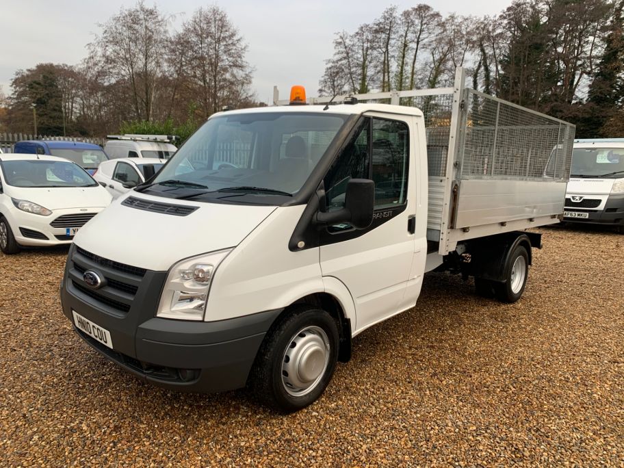 Used FORD TRANSIT 350 SINGLE CAB TIPPER WITH CAGE 2.4 TDCI *SPEED ...