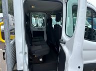 FORD TRANSIT 350 DOUBLE CAB DROPSIDE TAILLIFT 2.0 TDCI 130 BHP *EURO 6!!! - 2142 - 20